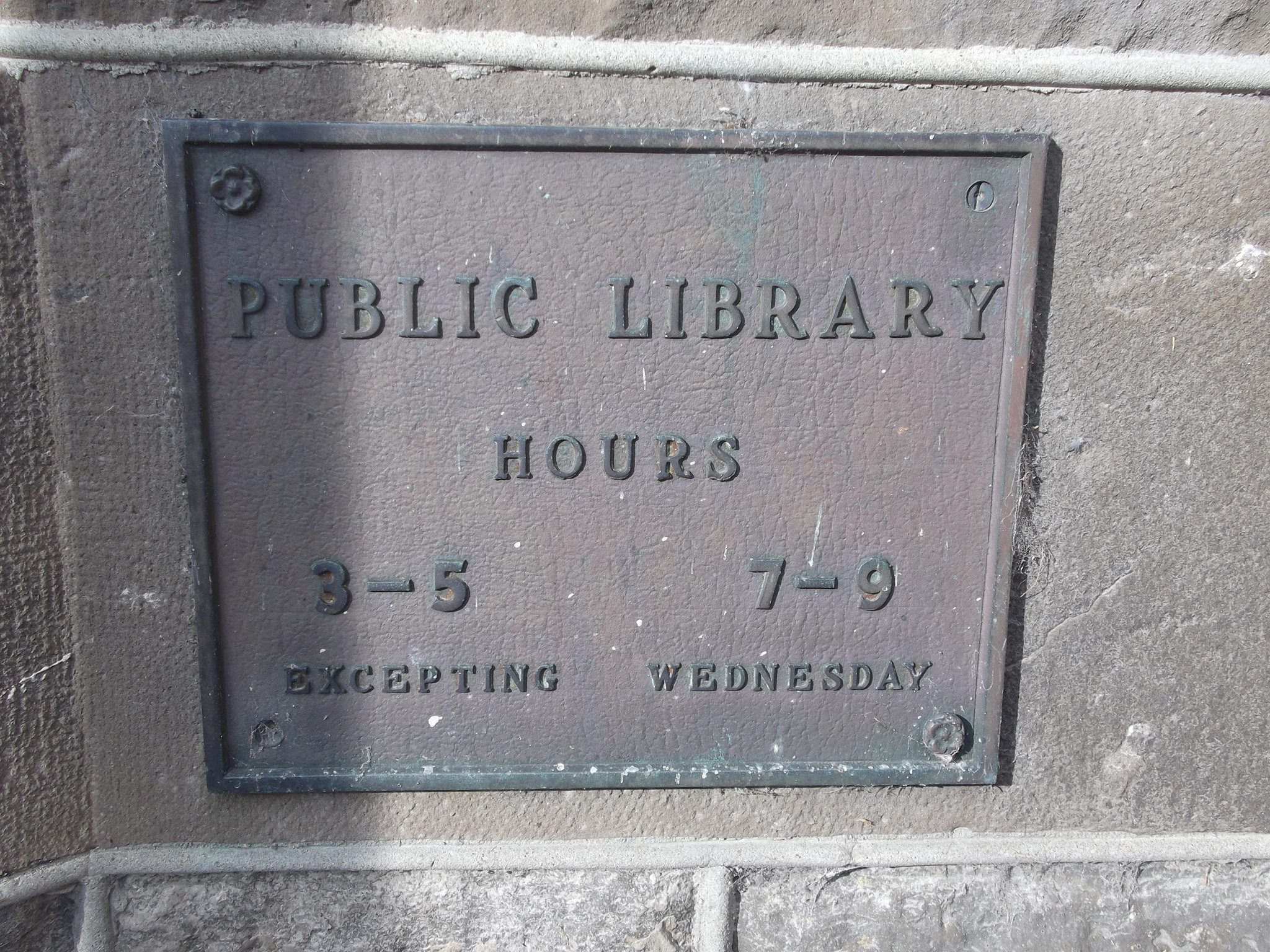 The Carleton Place Public Library operated out of the Town Hall from 1898 to 1970 when the present building was constructed.