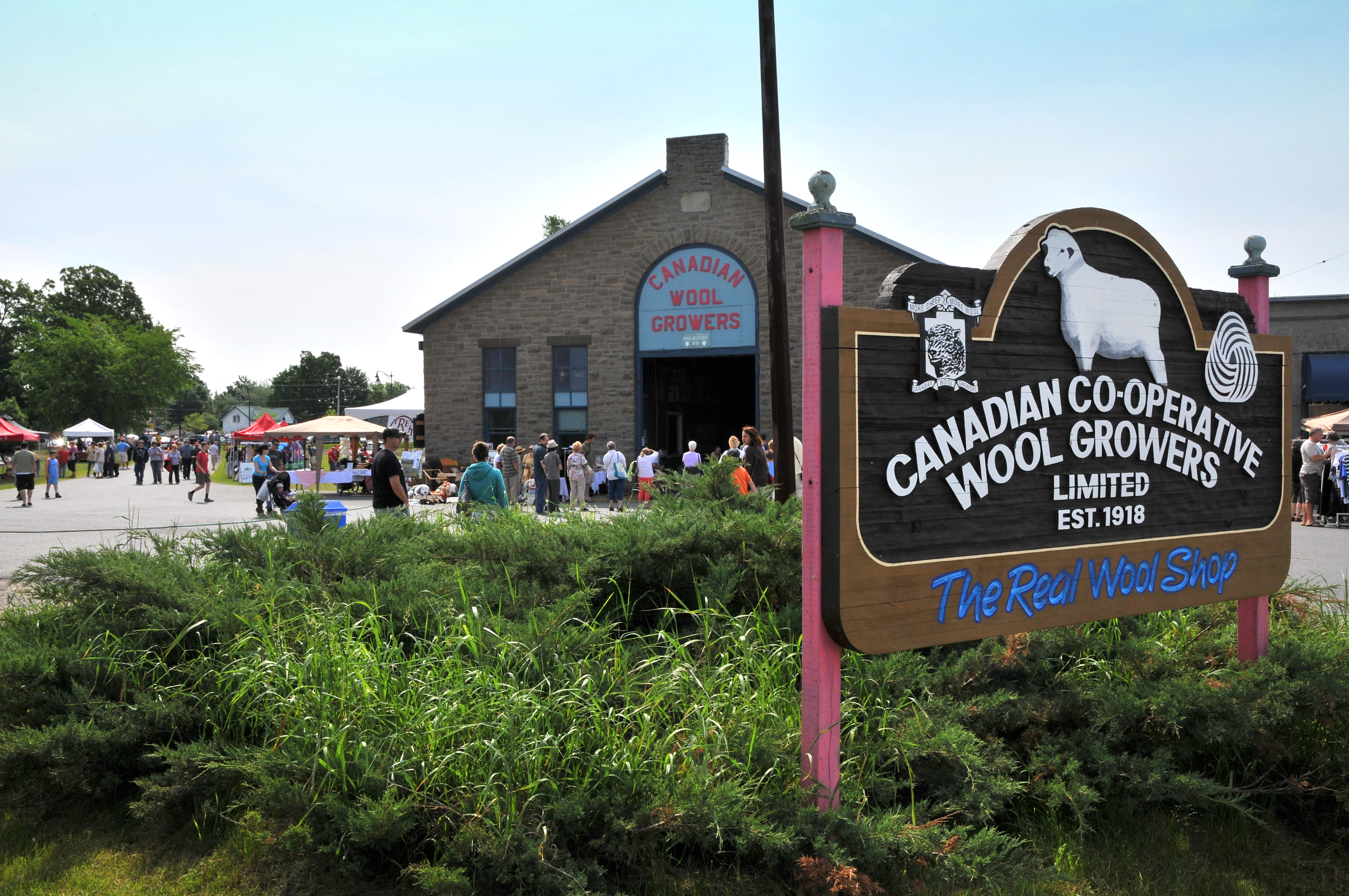 Canadian Co-Operative Wool Growers (Old CPR Roundhouse and Shop)