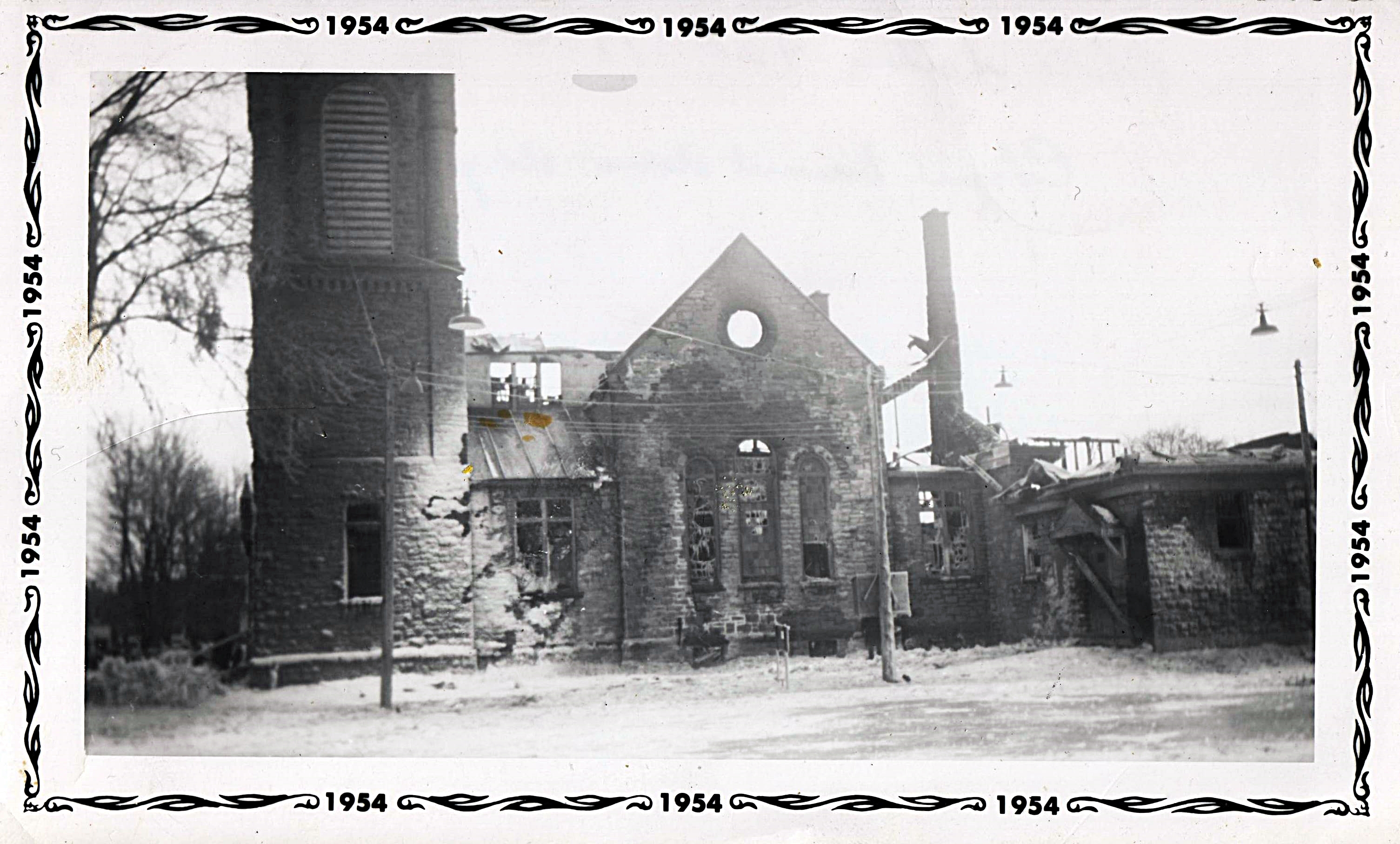 Church Fire 1954
